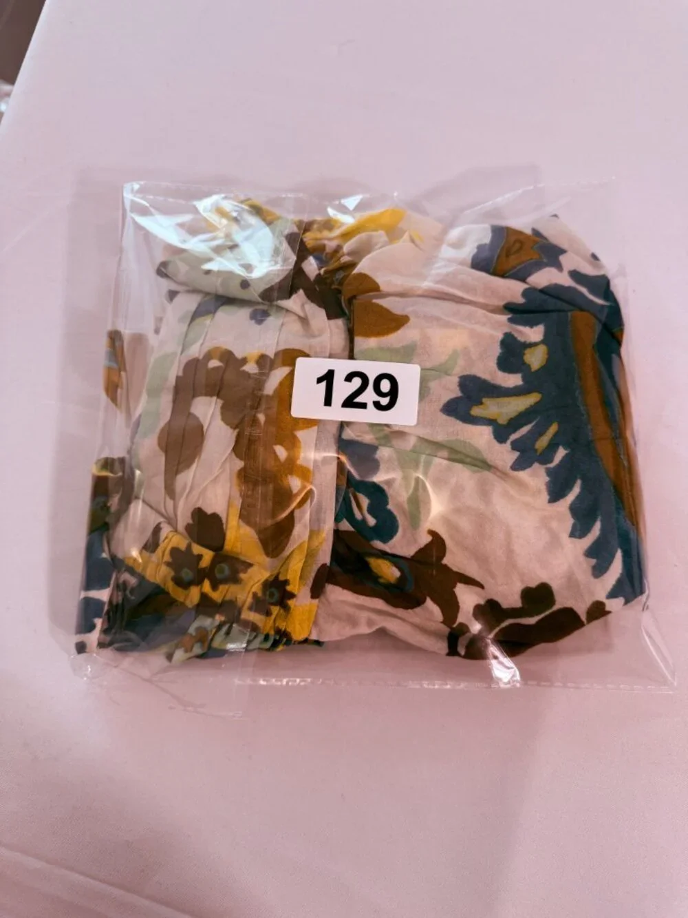 Zara Paisley Wrap Crop Top XS Boho Cotton Long Sleeve Blouse NWOT - Picture 6 of 6